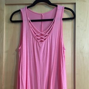 Pink tank